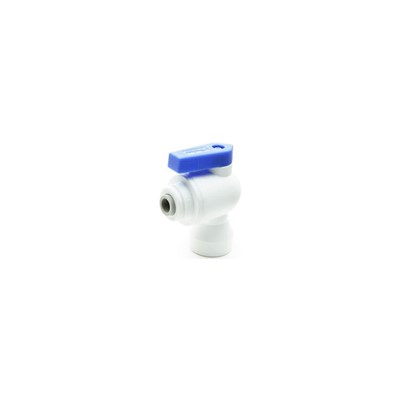 Parker 90° Ball Valve, 1/4" NPTF x 3/8"T