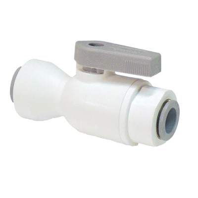 Parker Ball Valve, 3/8" Tube, Straight