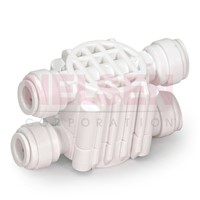 Shut-Off Valve, White 3/8" QC