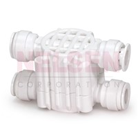 Shut-Off Valve, White 3/8" QC